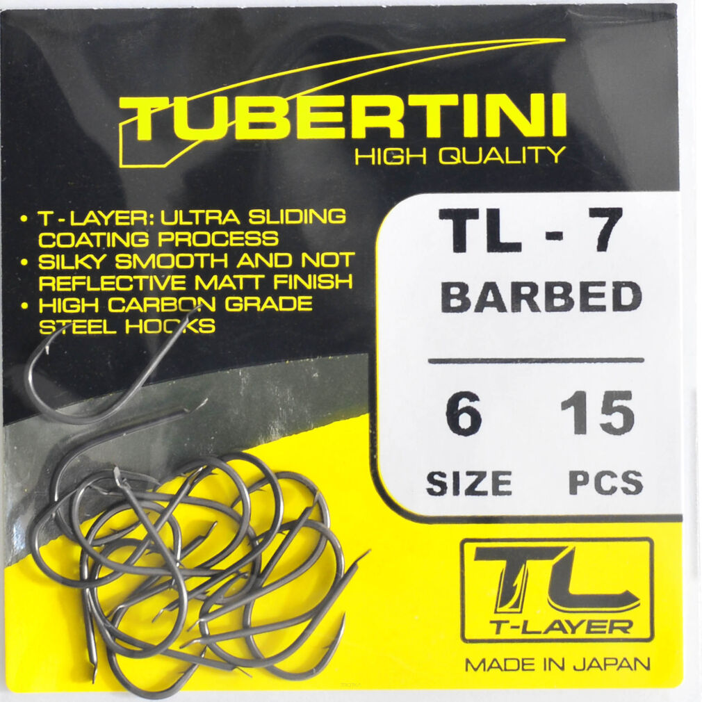 Haczyki Tubertini Serie TL-7 Barbed - 8 (15 szt.)
