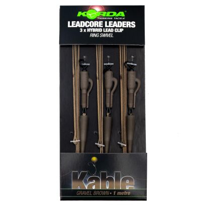 Leadcore Korda Leaders Hybrid Lead Clip Weed/Silt