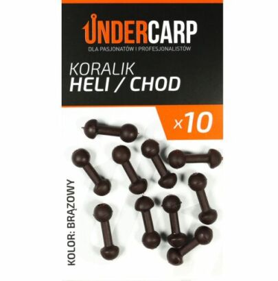 Koralik Under Carp Heli/Chod - brązowy