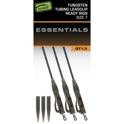 Bezpieczny Klips Z Rurką Antysplątaniową Fox Edges Tungsten Tubing Leadclip Ready Rigs - 7