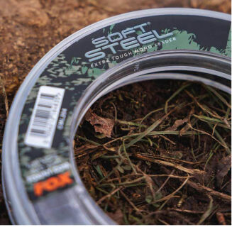 Strzałówka Fox Soft Steel Fleck Camo Leader 60lb (27.3kg) 0.70mm x 80m - 5