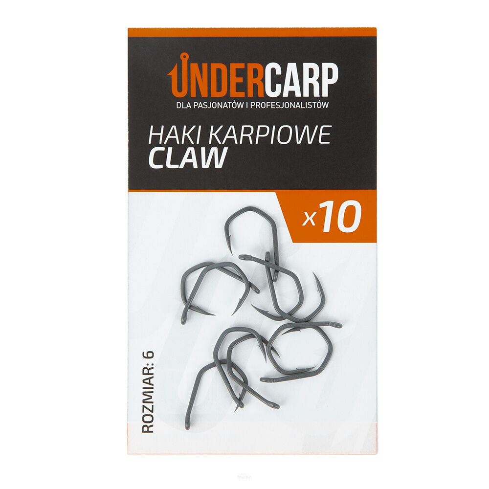 Teflonowe haki karpiowe CLAW 6