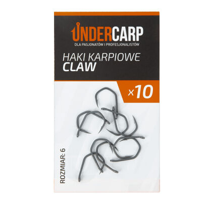 Teflonowe haki karpiowe CLAW 6