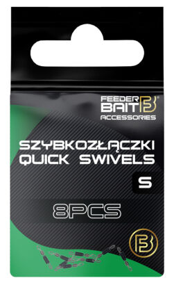 Szybkozłączki Feeder Bait - Quick Swivels - S