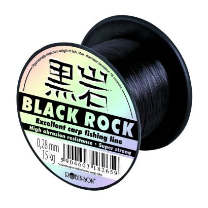 Żyłka Robinson Black Rock czarna 600m/0,330mm