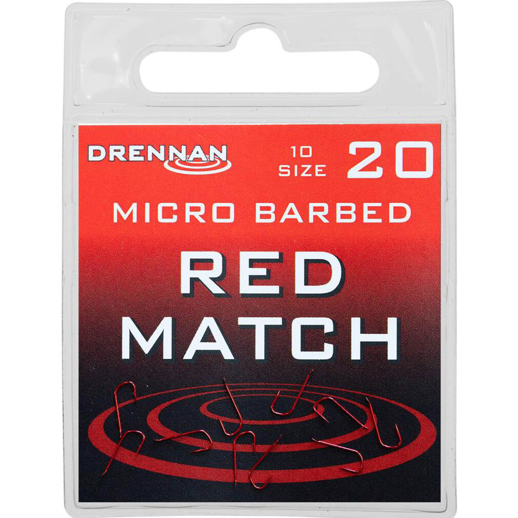 Haczyki Drennan Red Match - 20