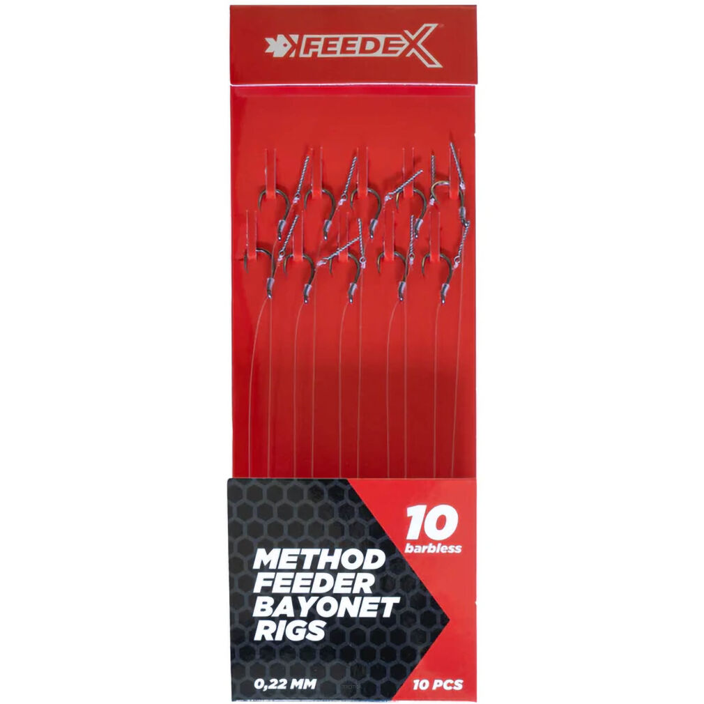 Przypony Feedex Method Feeder Bayonet Rigs Barbles - 10