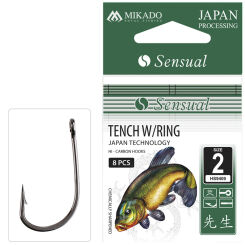 Haczyki Mikado Sensual - Tench w/ring #4 BN