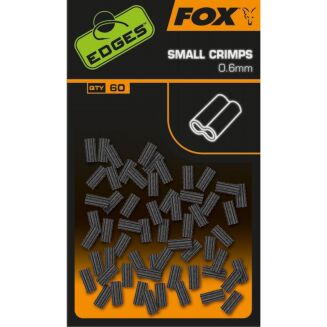 Zaciski Fox Edges Crimps Small 0,6mm (60szt.) - 3