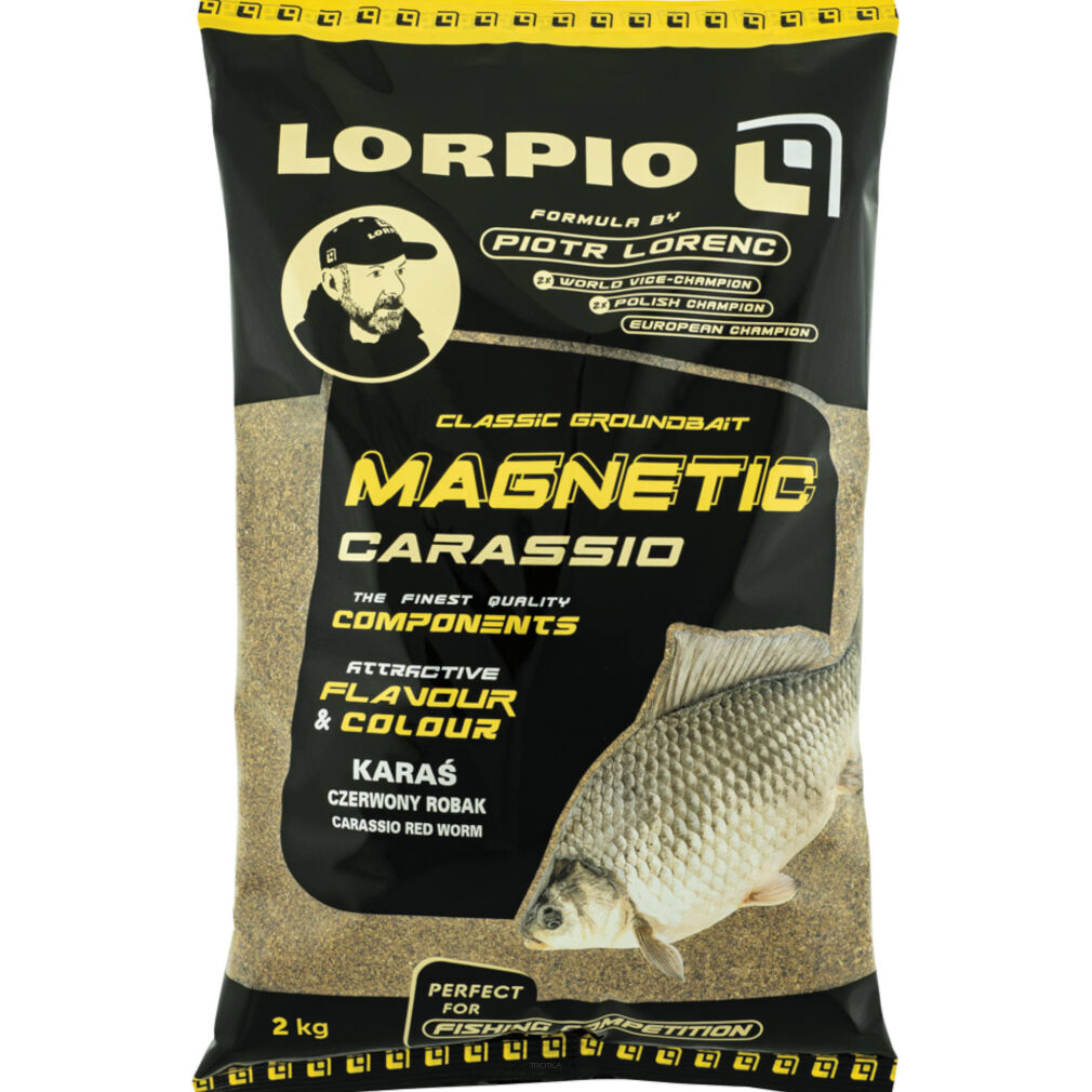 Zanęta Lorpio Magnetic Carassio Red Worm 2000g