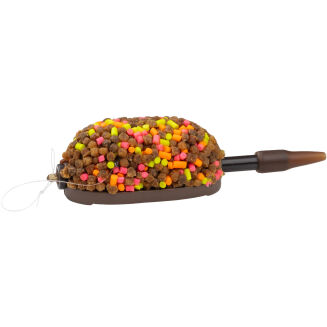 Dodatek BaitNow Method Feeder Fluo Mix Yellow Spin 150g - 3