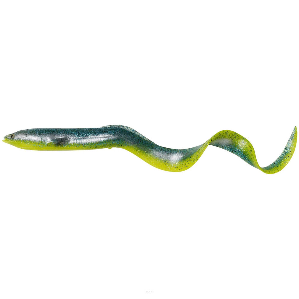 Guma Savage Gear Lb Real Eel B 20cm 27g Green Yellow Glitter