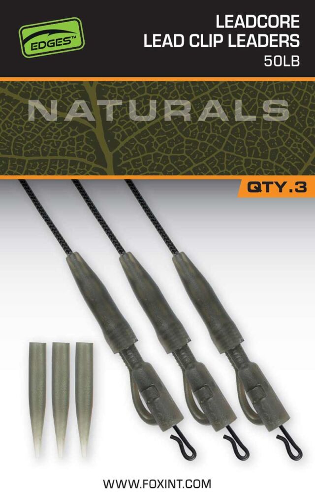 Leadcore Fox  Naturals Leadcore PG Lead Clip Leaders