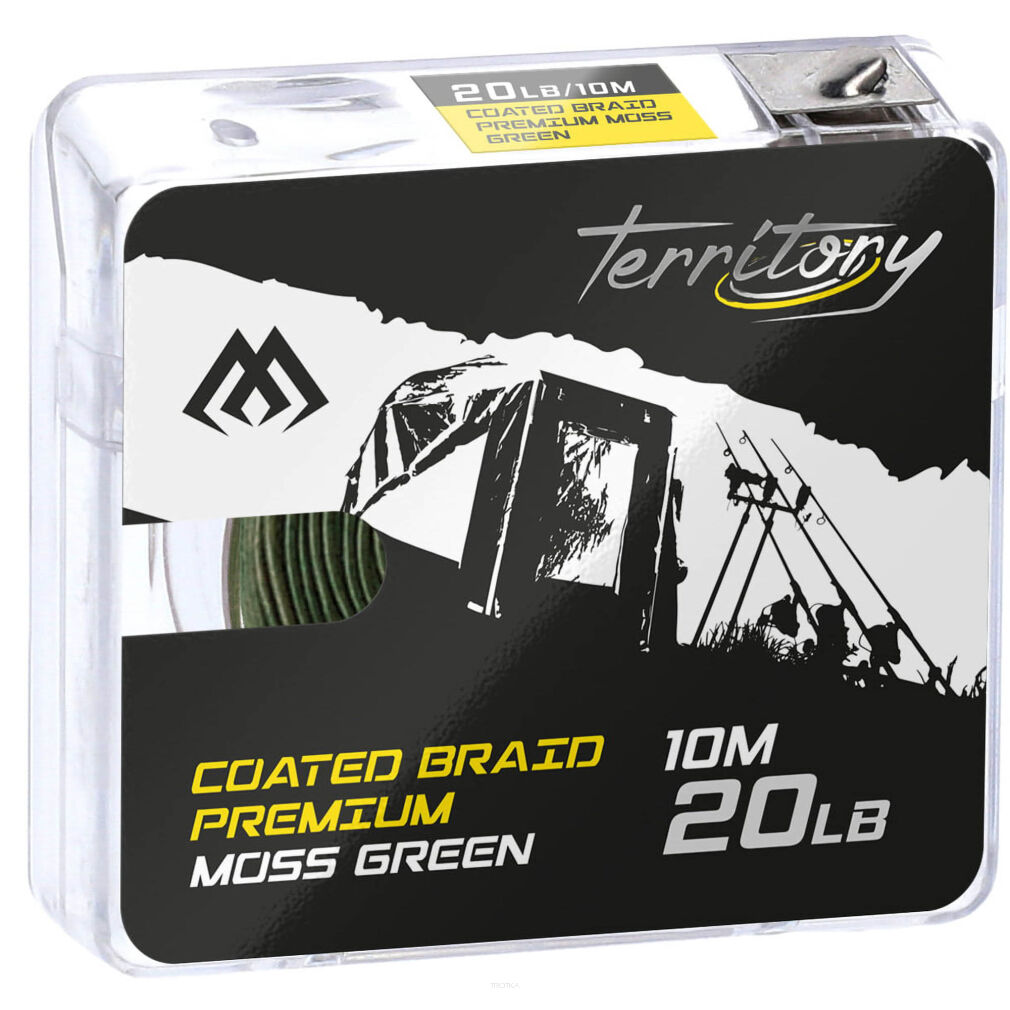 Plecionka W Otulinie Mikado Coated Braid Premium Mocny Zielony 20lb 10m