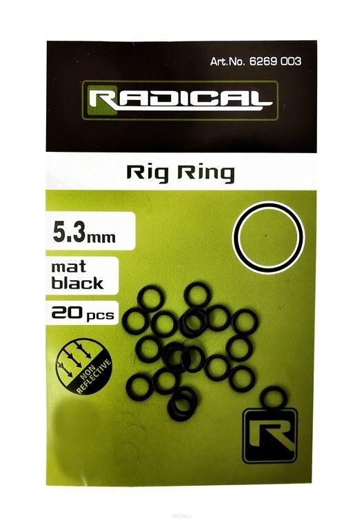 Radical Kółko Łącznikowe Rig Ring 5.3mm Mat Black 20szt.
