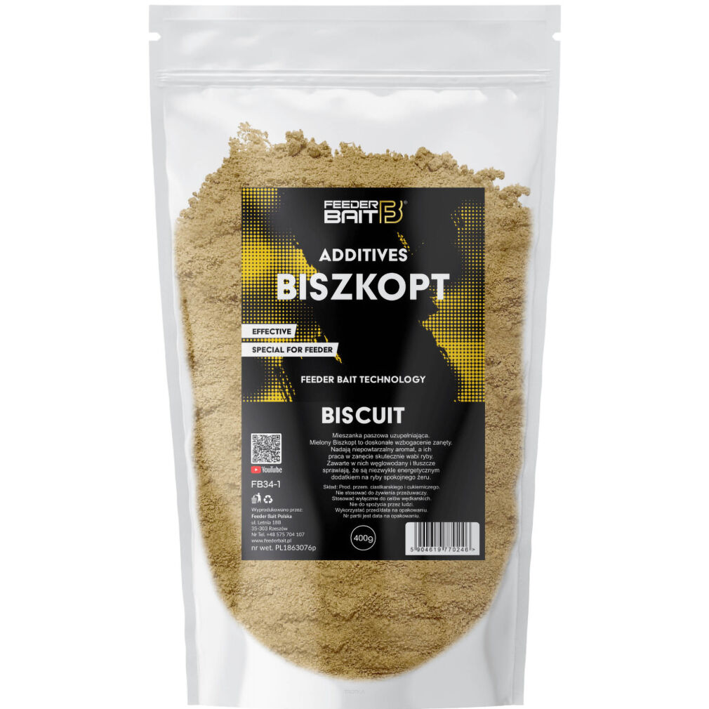 Dodatek Zanętowy Feeder Bait Biszkopt 400g