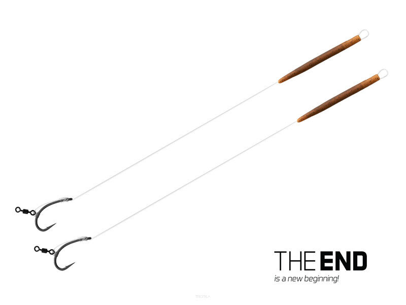 Przypon Delphin THE END D-Rig, 2szt/ 20cm/ #4