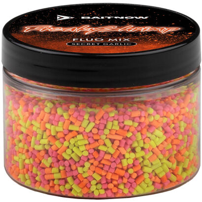 Dodatek BaitNow Method Feeder Fluo Mix Freaky Shrimp 150g