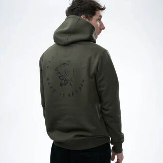 Bluza Nash Make It Happen Carp Logo Hoody Green - XXXL - 4