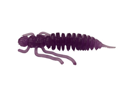 Qubi Lures Larwa Bigfatbug 5cm Purple Jelly 5szt.