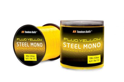 Żyłka Tandem Baits - Steel Mono flluo - żółta 600m/0,35mm