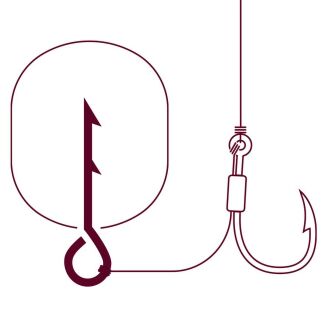 Bagnety Delphin Pins Stinger / czarny / 7mm - 10szt - 2