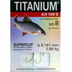 Haczyki przyponem Robinson Titanium - Aji 160G - roz. 16