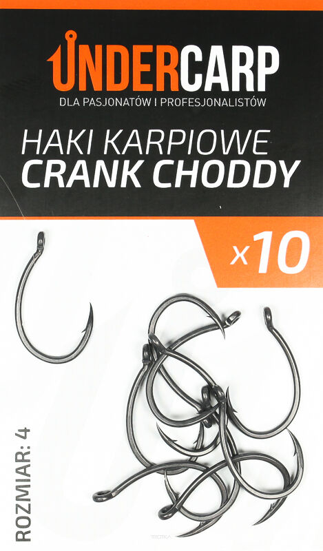 Teflonowe haki karpiowe CRANK CHODDY 4