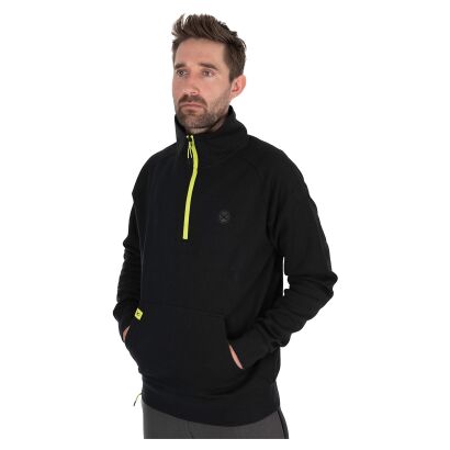 Bluza Matrix 1/4 Zip Sweat Black/Lime - XL