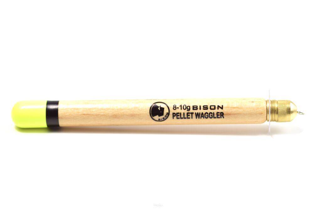 Pellet Waggler Bison 8-10g Natural - Yellow