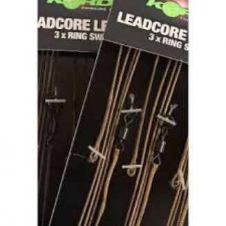 Leadcore Korda Leader Ring Swivel Weed/Silt - 2