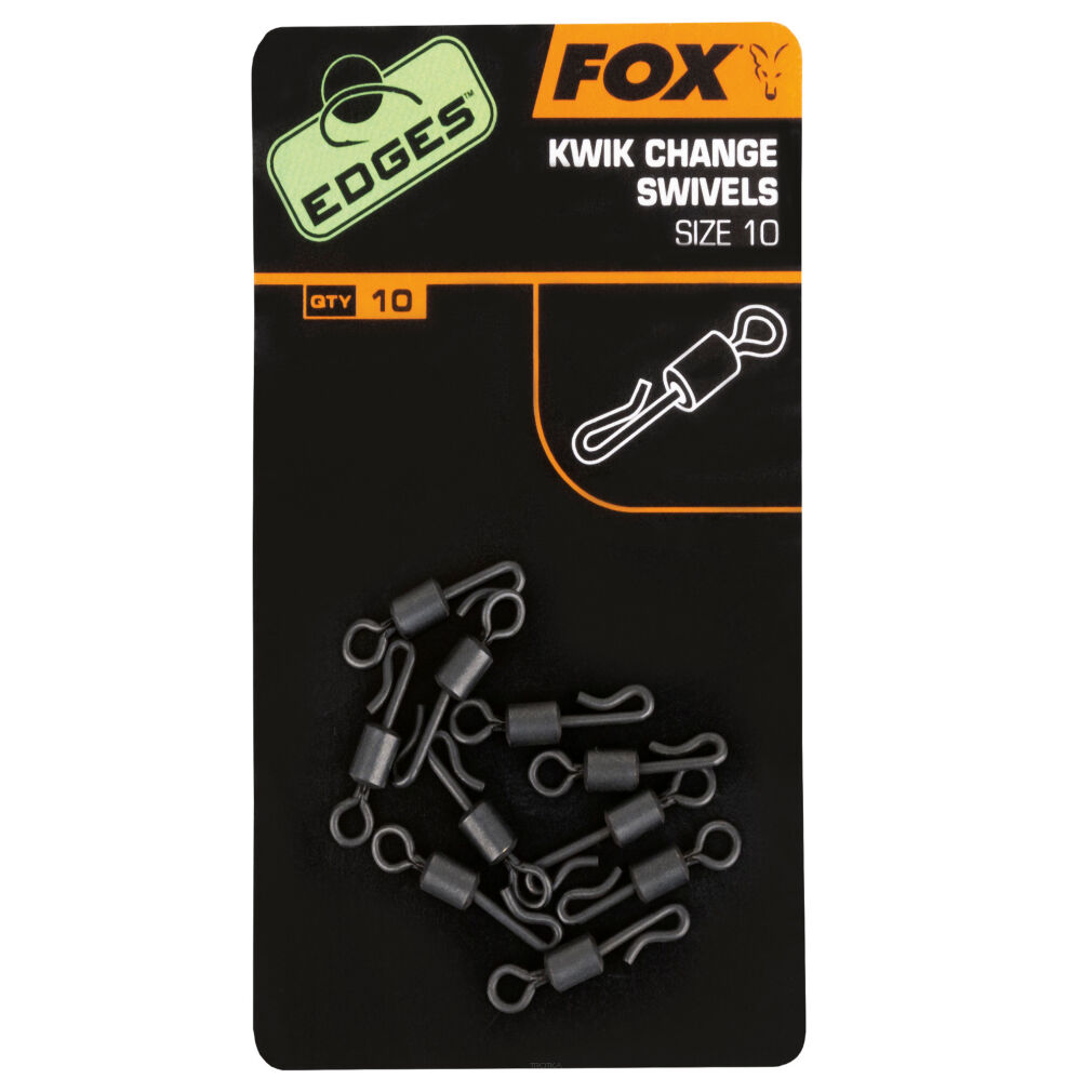 Krętliki Z Szybkozłączką Fox Edges Kwik Change Swivel Size 7