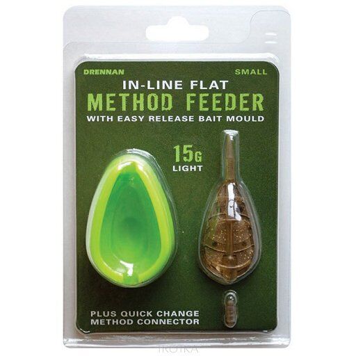 Zestaw Drennan In-line Flat Method Feeder Small SET - 15g