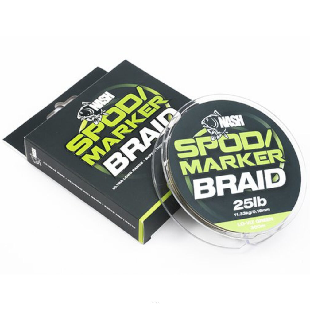 Plecionka do spoda Nash Spod & Marker Braid Lo Viz Green 25lb/0.18mm x 300m