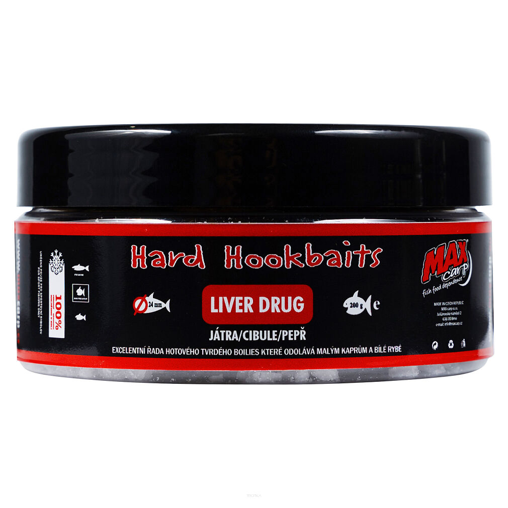 Kulki Haczykowe Max Carp HardHook Liver Drug 24mm 200g