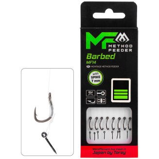 Przypony Mikado Mf Mf14 Z Igłą Hak Z Zadziorem Nr 6 / Żyłka: 0.25mm/10cm - 3