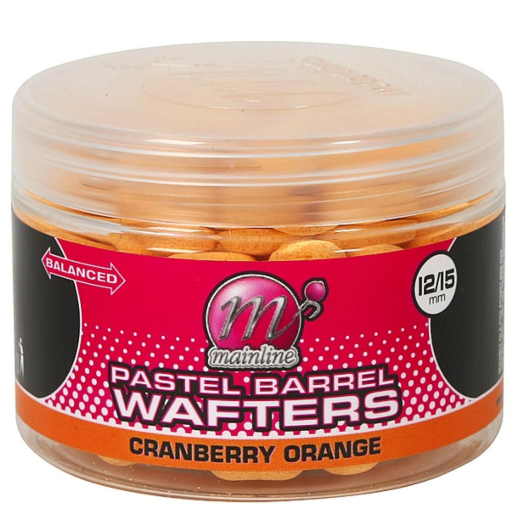 Wafters Mainline Pastel Barrel Cranberry Orange 12/15mm