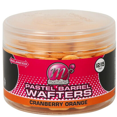 Wafters Mainline Pastel Barrel Cranberry Orange 12/15mm