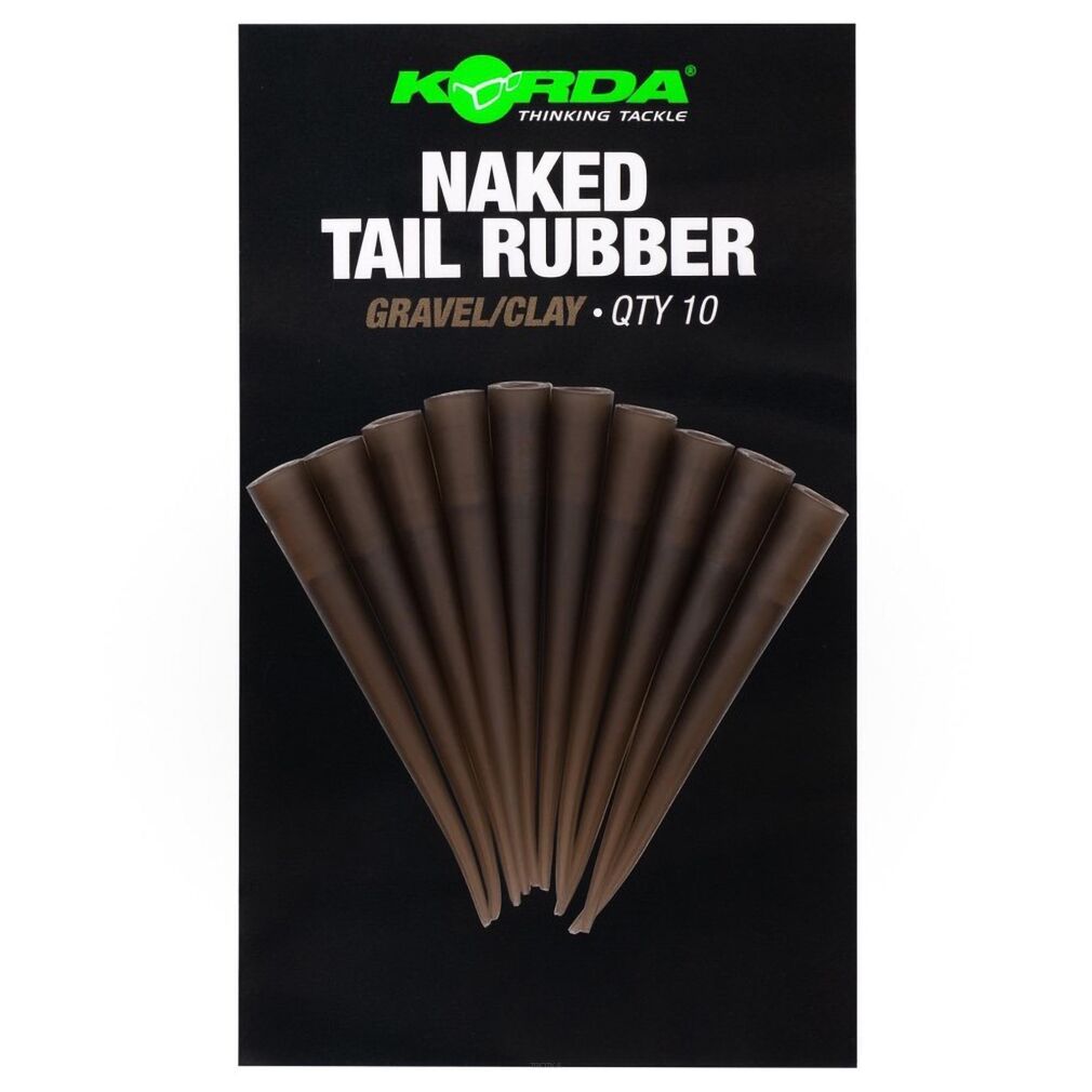 Nasadki Do Bezpiecznego Klipsa Korda Naked Tail Rubber Gravel/Clay