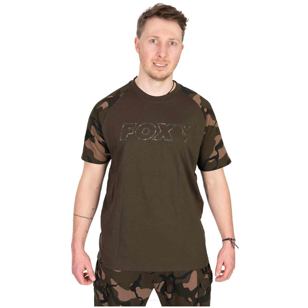 Koszulka Fox Khaki/Camo Outline T - M