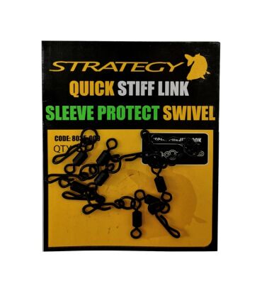 Strategy Quick Stiff Link Sleeve Protect Swivel 8szt.