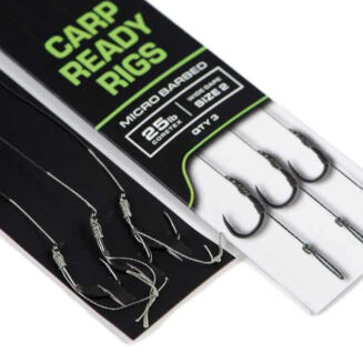 Przypony Fox Carp Ready Rigs x3 - Wide Gape - 2 25lb - 2