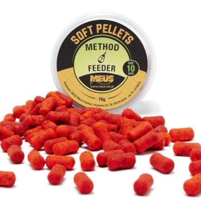 Soft Pellet Meus Method Feeder 10mm - Czekolada&Pomarancz