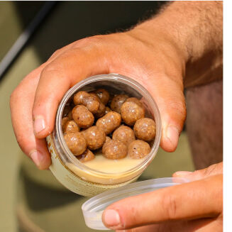 Kulki One More Cast IScream Nutty Sauce Infused Hookbaits 12x16mm & 14x18mm - 5