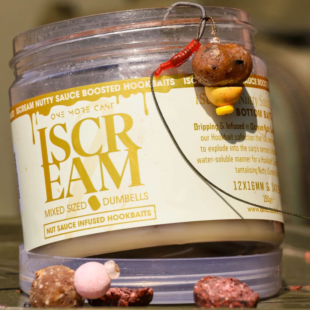 Kulki One More Cast IScream Nutty Sauce Infused Hookbaits 12x16mm & 14x18mm