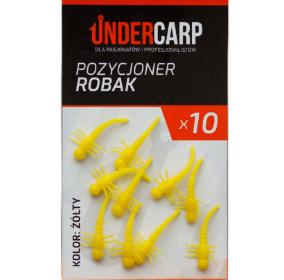 Pozycjoner haczyka Robak - żółty