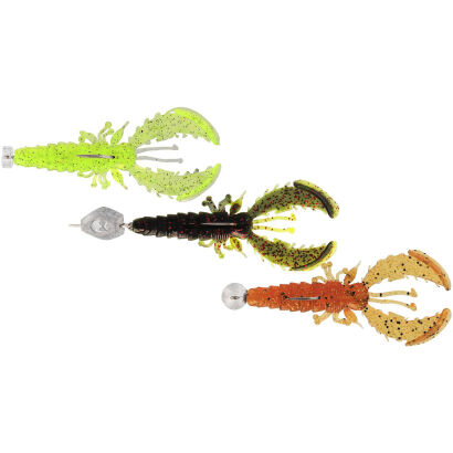 Zestaw Gum Westin Crecraw Slim R'N R 5.5cm 1g/2,5g/3,5g Dark Water Mix 22 3szt