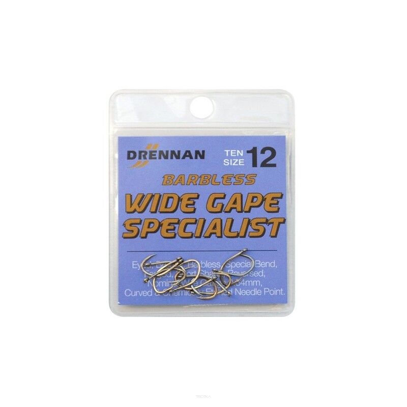 Haczyki Drennan Barbless - Wide Gape Specialist #6