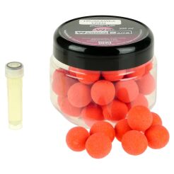 Kulki Warmuz Baits Truskawka Krem Pop up 15mm + Dopalacz