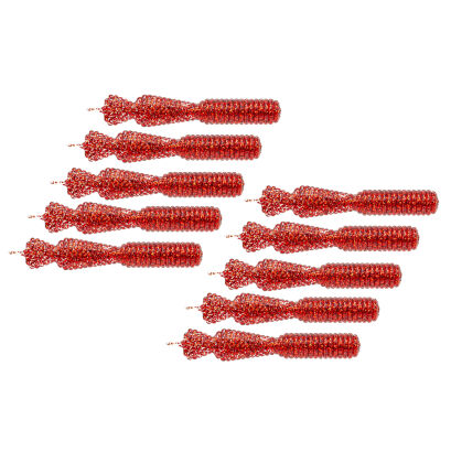 Great Fish GF2 Leech Glitter Red Shrimp Scent 60mm 1.8g 10szt.